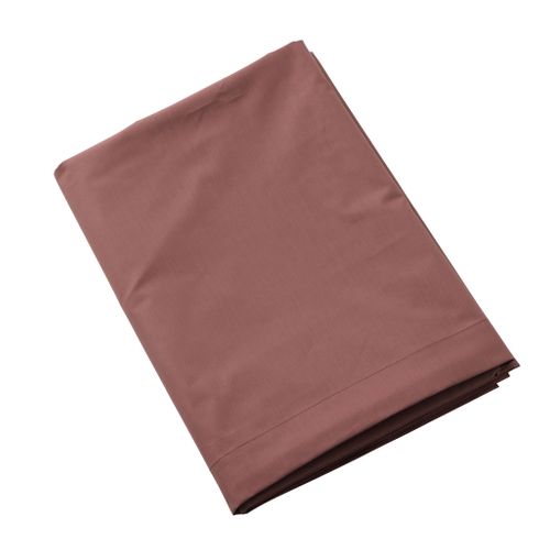 Drap Plat Coton Percale Rose 240x310 Cm