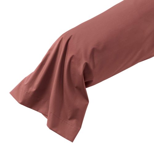 Taie De Traversin Coton Percale Rose 180 Cm