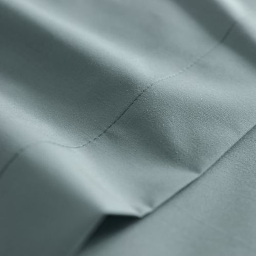 Drap Plat Coton Percale Bleu 270x310 Cm