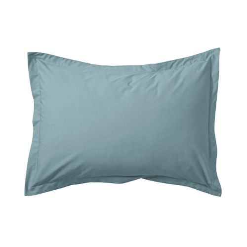 Taie D'oreiller Coton Percale Bleu 50x70 Cm