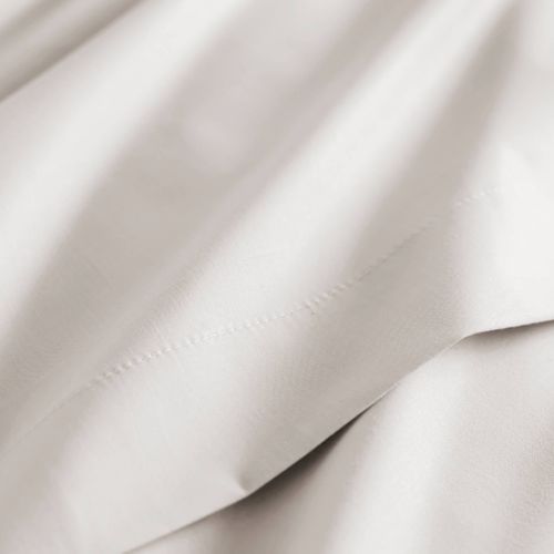 Parure De Lit Coton Percale Blanc 260x240 Cm