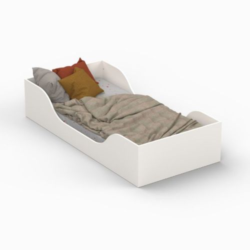 Lit Enfant Inspiration Montessori Au Sol , Coloris Blanc 90x190