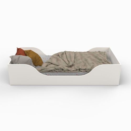 Lit Enfant Inspiration Montessori Au Sol , Coloris Blanc 90x190