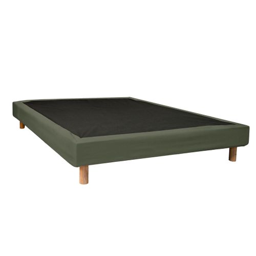 Cache-sommier Intégral Kaki Ronda 140x190 Cm