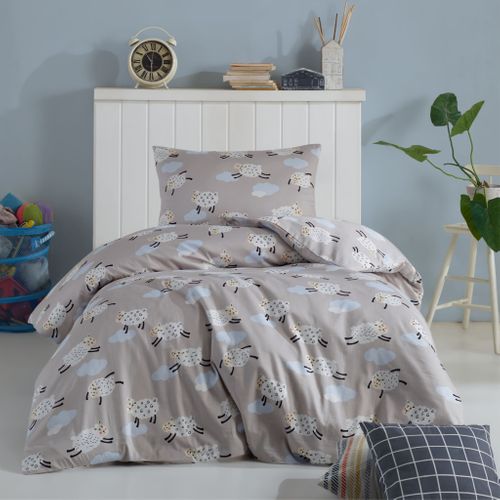 Parure De Lit Mouton 140x200 Cm