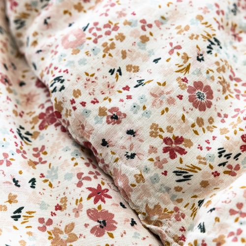 Housse De Couette Gaze De Coton Floral 140x200 Cm