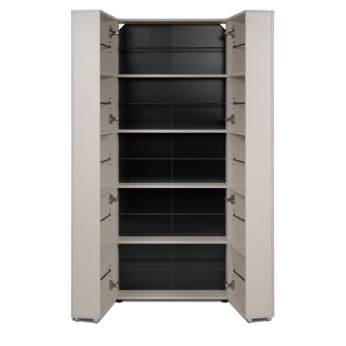 Meuble à Chaussures 2 Portes 35 Paires Beige