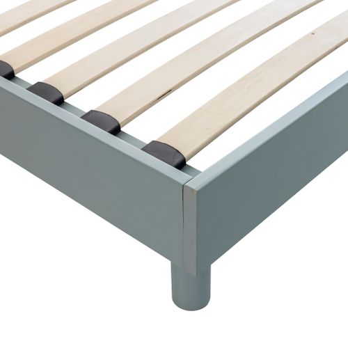 Sommier Kit En Bois Massif 13 Cm Vert D'eau 90x200