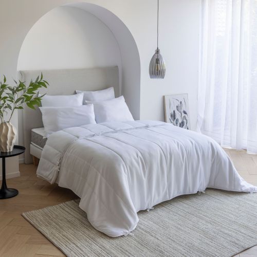 Couette Toutes Saisons 100% Coton 140x200 Cm