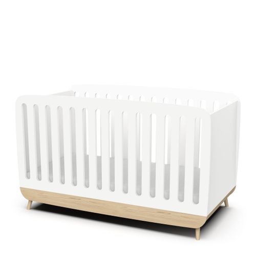 Lit Bébé Évolutif 70x140 Blanc