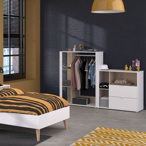 Ensemble Dressing Et Commode Bicolore Gaby