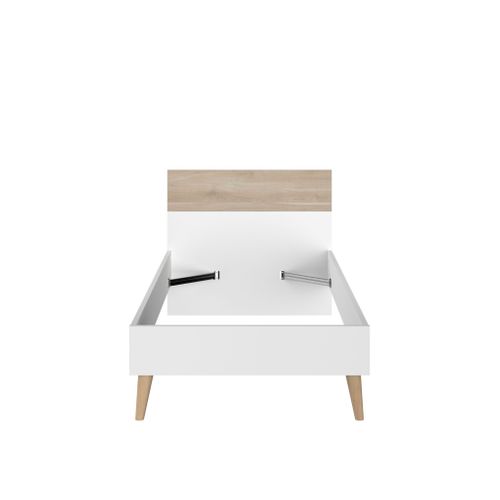 Lit Enfant 90x200 Adaptable En 190 Cm Bicolore