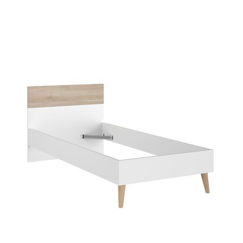 Lit Enfant 90x200 Adaptable En 190 Cm Bicolore