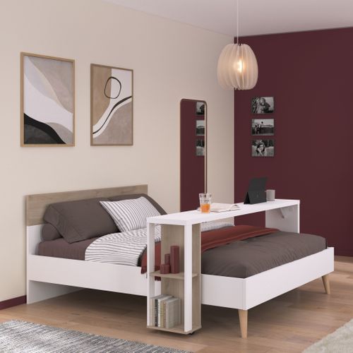 Bureau Sur Roulettes Bicolore Gaby