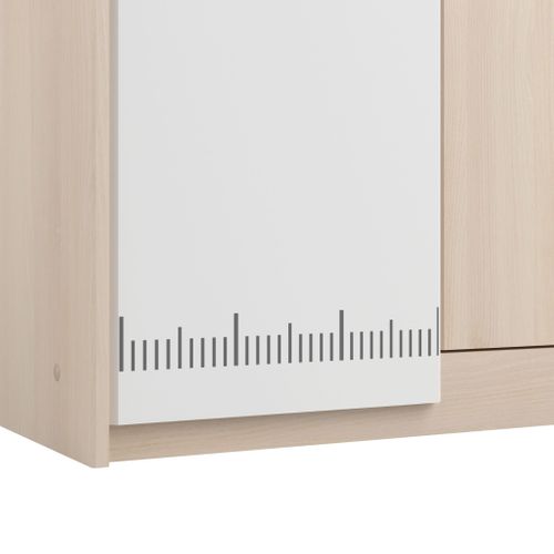 Armoire Enfant 2 Portes Bicolore