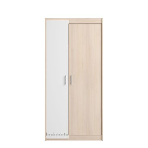 Armoire Enfant 2 Portes Bicolore