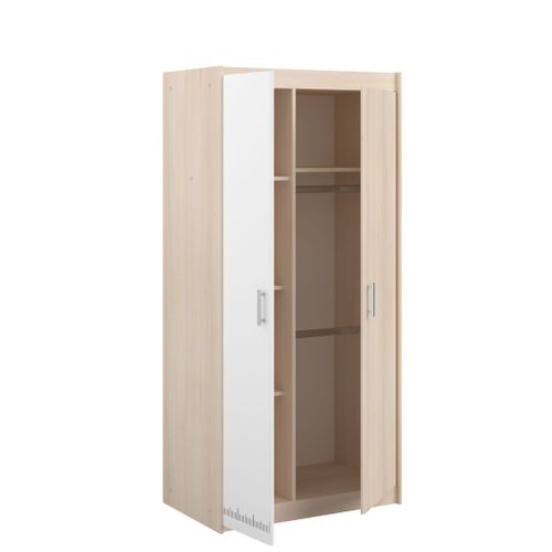 Armoire Enfant 2 Portes Bicolore