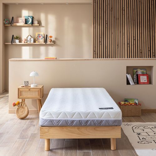 Matelas Mousse 90x200 cm PLAISANCE Accueil Latex Epaisseur 16 cm Soutien Ferme - Accueil Dynamique