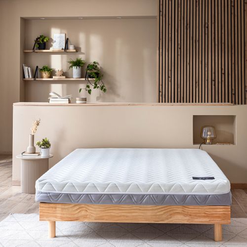 Matelas Mousse 140x190 cm PLAISANCE Accueil Latex Epaisseur 16cm Soutien Ferme - Accueil Dynamique