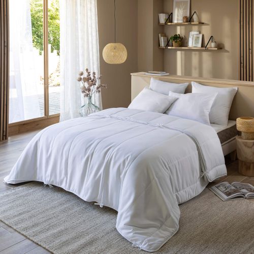 Pack Couette 4 Saisons Et Oreiller Moelleux 140x200 Cm