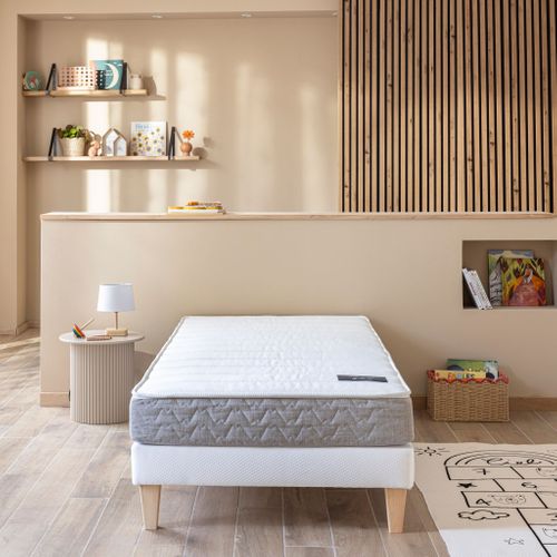 Matelas Ressorts Ensachés 80x190 cm Poésie Soutien Ferme Epaisseur 18 cm - Accueil Moelleux