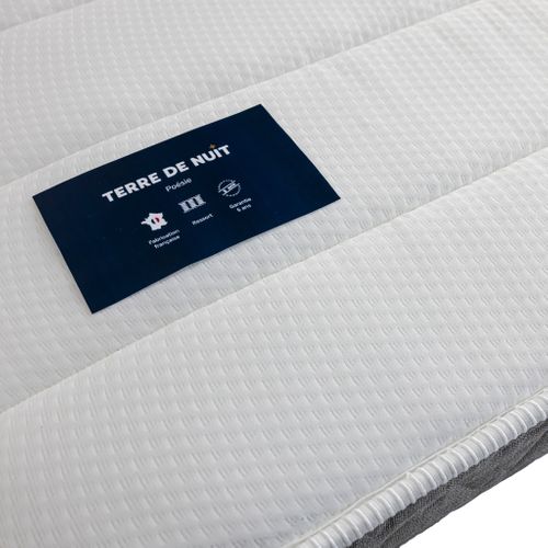 Matelas Ressorts Ensachés 120x200 cm Poésie Soutien Ferme Epaisseur 18 cm - Accueil Moelleux