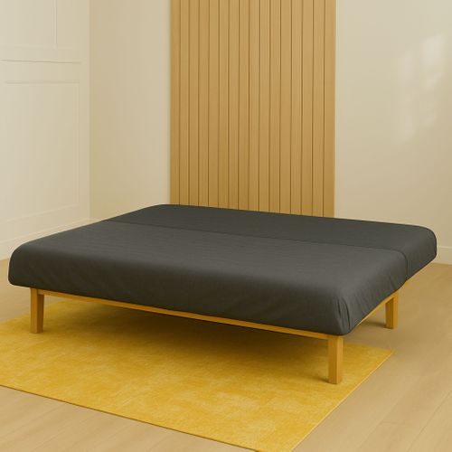 Drap Housse Pour Matelas Clic-clac Gris Foncé 140x190 Cm