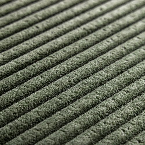 Lit 160x200 Avec Tête De Lit En Velours Côtelé Kaki