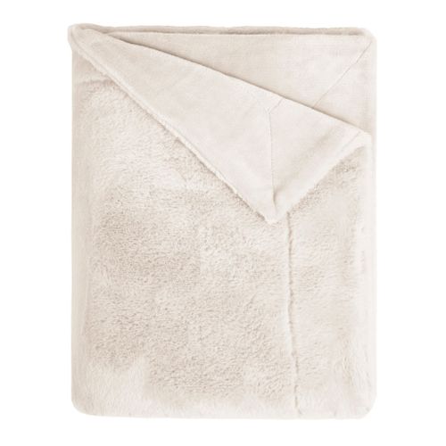 Plaid Polaire Chaud Gris Clair 130x170 Cm