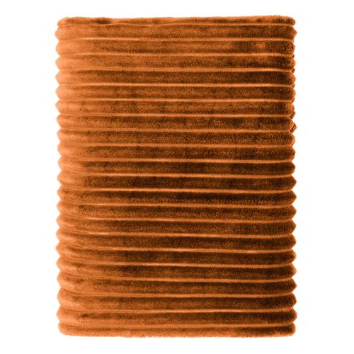 Plaid Polaire Cocooning 150x200 Caramel