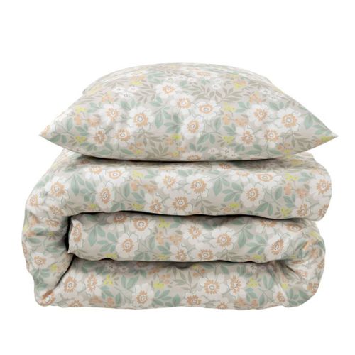 Parure De Lit Satin Greige Cynor 240x220 Cm