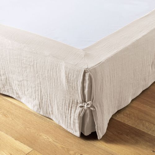 Cache Sommier Double Gaze De Coton Pampa 140x190 Cm