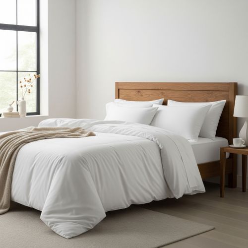 Pack Complet Couette, Oreillers Et Parure Douce Nuit 240x220 Cm