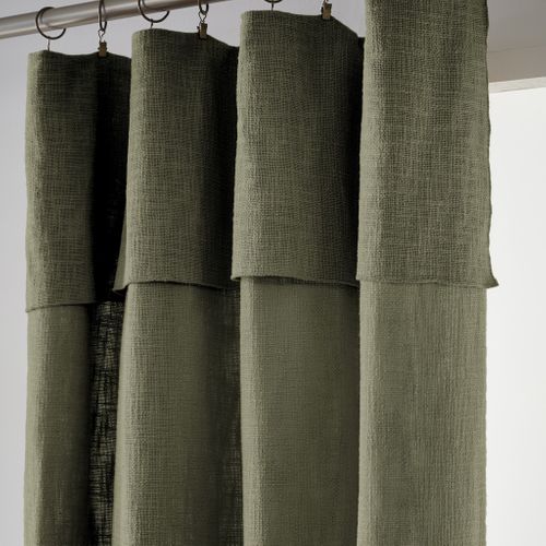 Rideau Tamisant Coton 140x270 Sixtine Thym