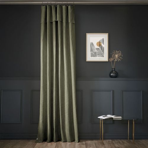 Rideau Tamisant Coton 140x270 Sixtine Thym