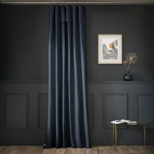 Rideau Tamisant Coton 140x270 Sixtine Minuit