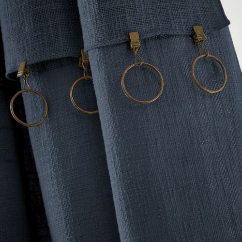 Rideau Tamisant Coton 140x270 Sixtine Minuit