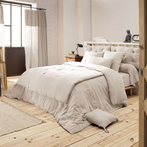 Parure De Lit Double Gaze De Coton Pampa 260x240 Cm