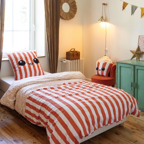 Parure De Lit Coton Imprimé Fresh Popcorn 200x200 Cm