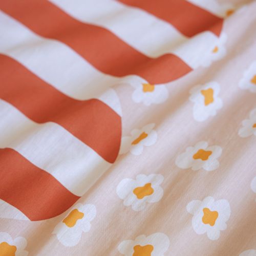 Parure De Lit Coton Imprimé Fresh Popcorn 200x200 Cm