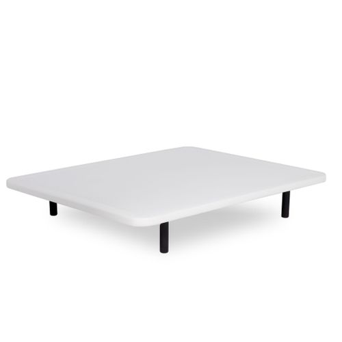 Cache-sommier Jersey Pour Cadre à Lattes Blanc 140x190 Cm