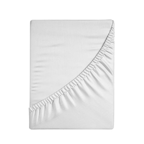 Cache-sommier Jersey Pour Cadre à Lattes Blanc 160x200 Cm