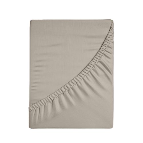Cache-sommier Jersey Pour Cadre à Lattes Beige 140x190 Cm