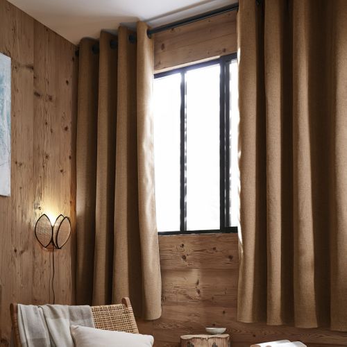 Rideau Occultant Polaire Bjorn 140x180 Camel