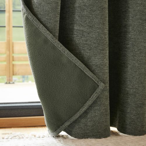 Rideau Galon Fronceur Occultant Polaire Bjorn 140x260 Romarin