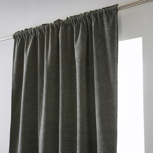 Rideau Galon Fronceur Occultant Polaire Bjorn 140x260 Romarin