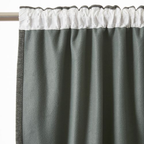 Rideau Galon Fronceur Occultant Polaire Bjorn 140x260 Romarin