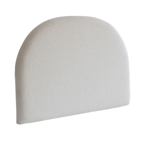 Tête De Lit Bouclette Blanc 165 Cm