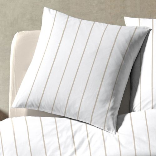 Parure De Lit Coton à Rayures Caivy 140x200 Cm