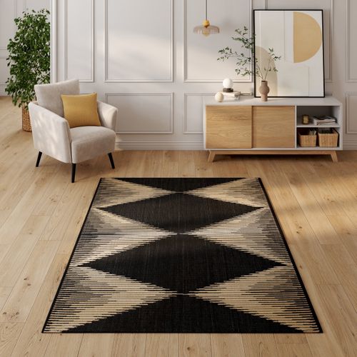 Tapis 160x230 cm FLOREN Noir